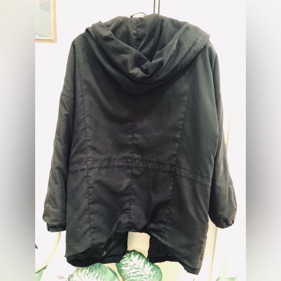 Larry Levine Classic Black Microfibre Jacket - Picture 5 of 5